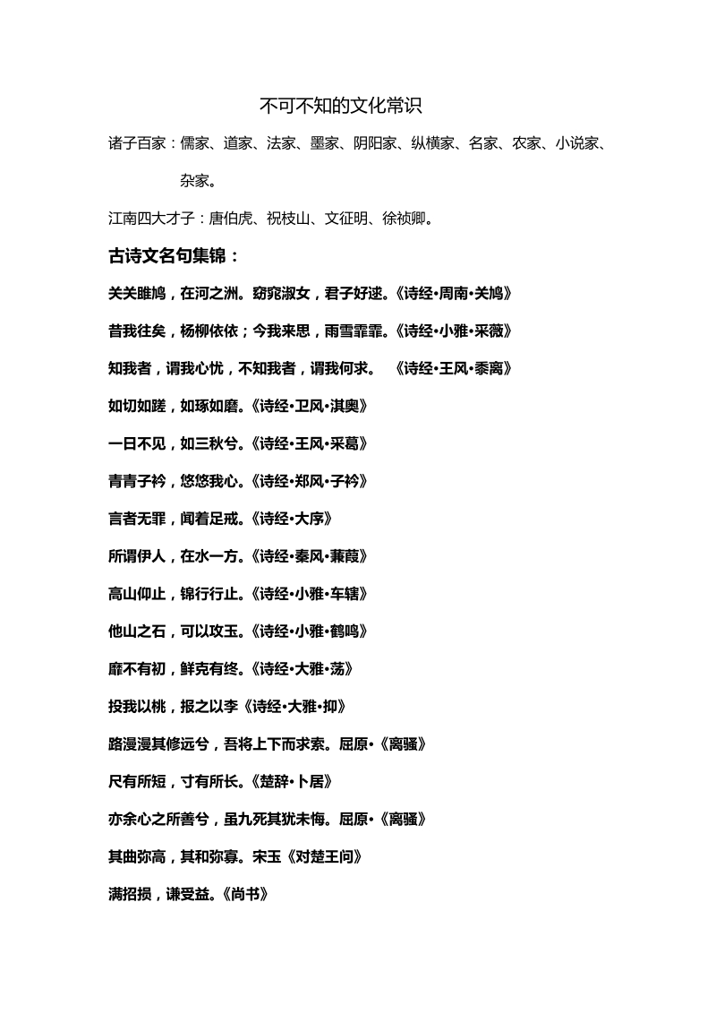 不可不知的文化常识.doc_第1页