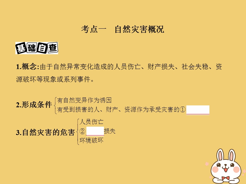 北京专用2019版高考地理一轮复习第二部分自然地理第八单元自然环境对人类活动的影响第三讲自然灾害对人类活动的影响课件.ppt_第3页