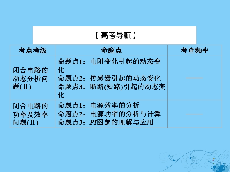 2019届高考物理一轮复习 第七章 恒定电流 2 闭合电路的欧姆定律课件.ppt_第3页