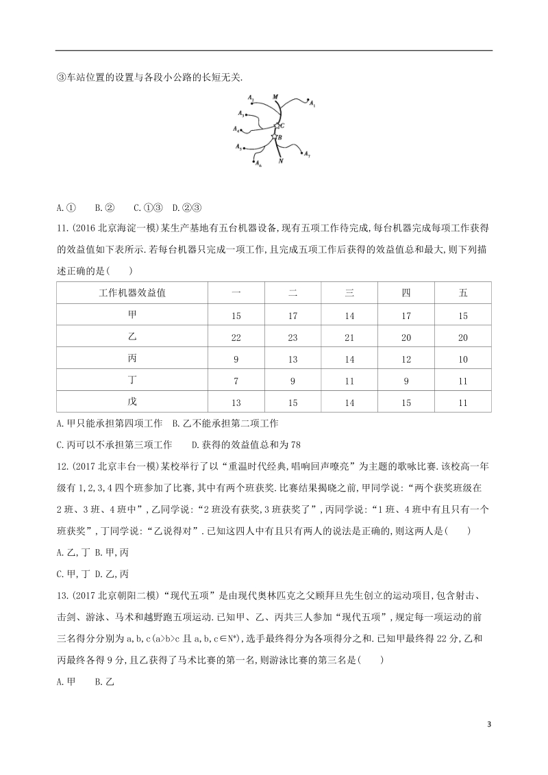 北京专用2019版高考数学一轮复习第十一章复数算法推理与证明第三节合情推理与演绎推理夯基提能作业本文.doc_第3页