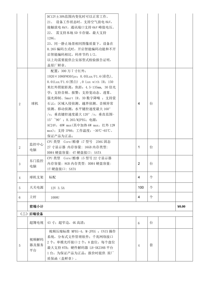 我校更换数字高清监控系统的要求.doc_第3页