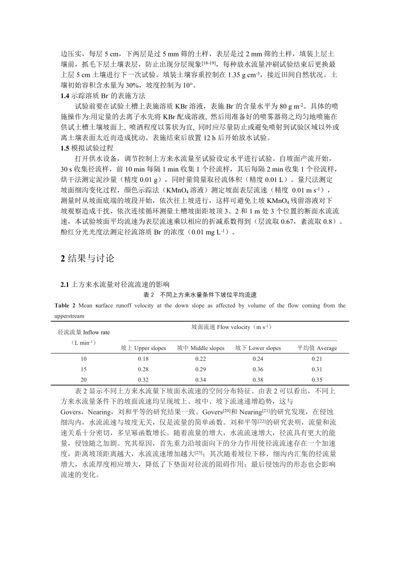 放水冲刷对红壤坡面侵蚀过程.doc_第3页