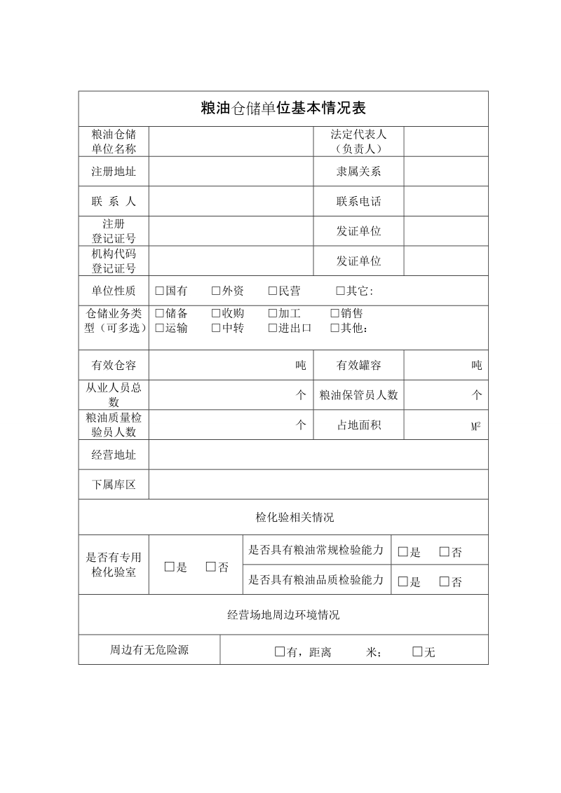 广东粮油仓储单位备案申请表.doc_第2页