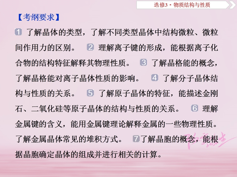 2019版高考化学总复习 选考部分 物质结构与性质 第3节 晶体结构与性质课件 新人教版.ppt_第2页