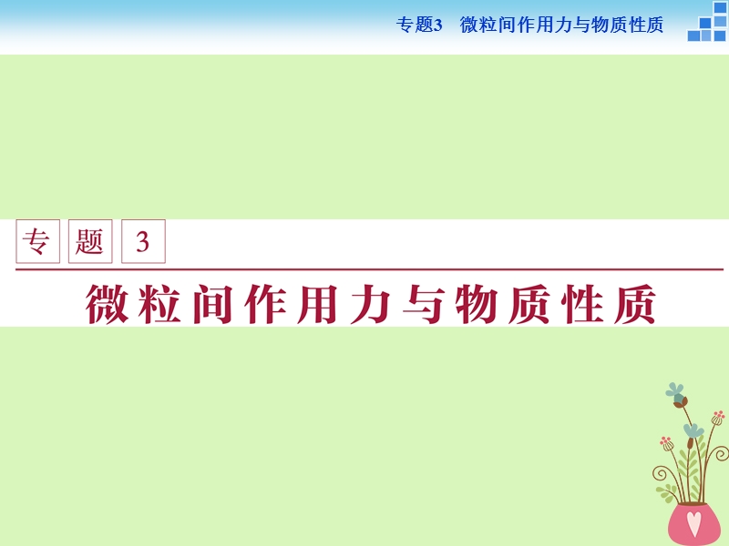 2017_2018学年高中化学专题3微粒间作用力与物质性质第一单元金属键金属晶体课件苏教版选修.ppt_第1页