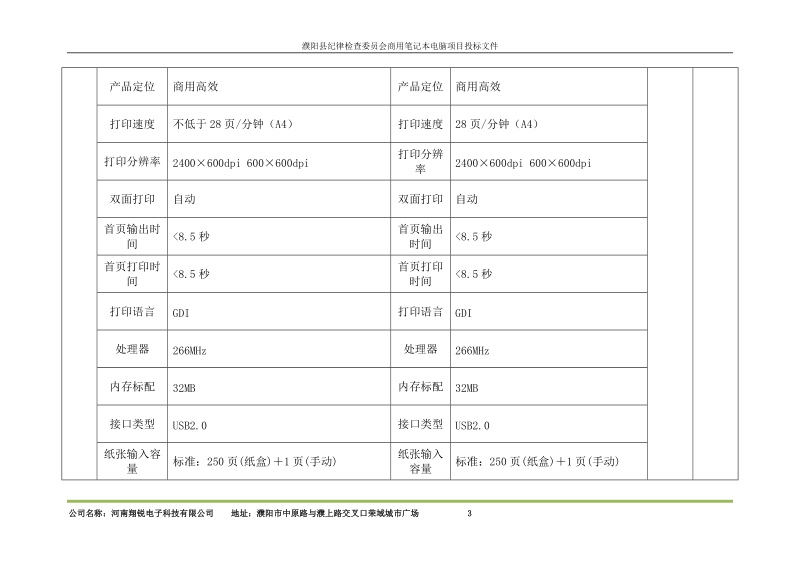 实质性响应技术条款响应表.doc_第3页