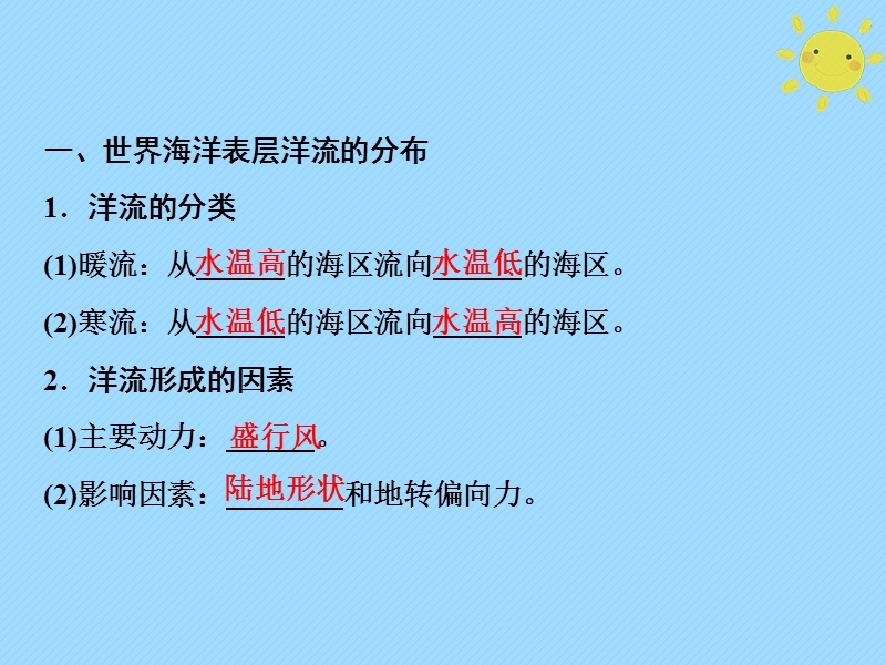 2019版高考地理一轮复习 第1部分 自然地理 第4章 地球上的水 第二讲 大规模的海水运动课件 新人教版.ppt_第3页