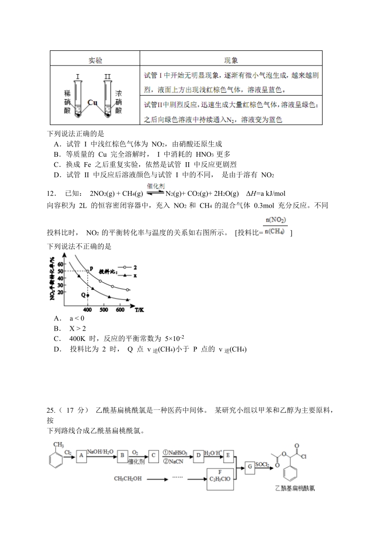 房山区2018年高考第二次模拟测试.doc_第2页