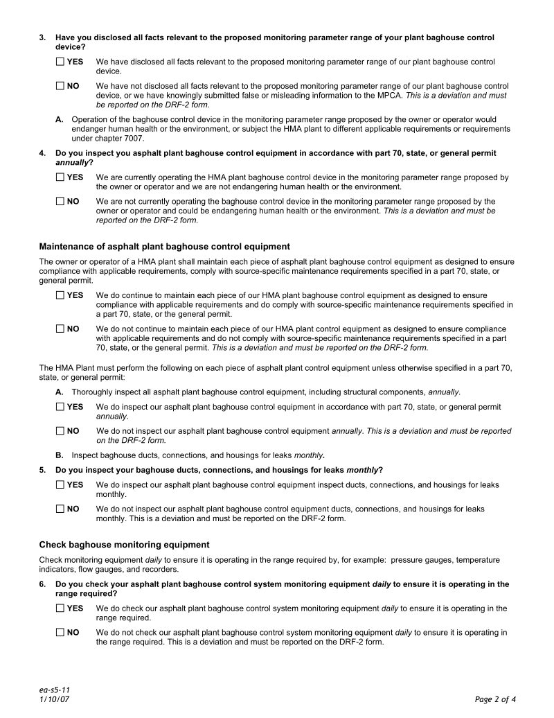 hot mix a sphalt plants compliance audit - environmental audits.doc_第2页