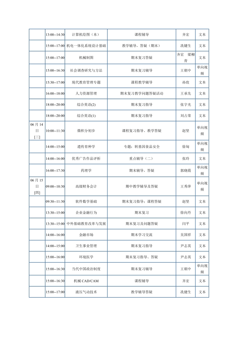 2006年春季教学活动近期预告！ 06月01日 [四] 1430--1600 广告创意与.doc_第3页