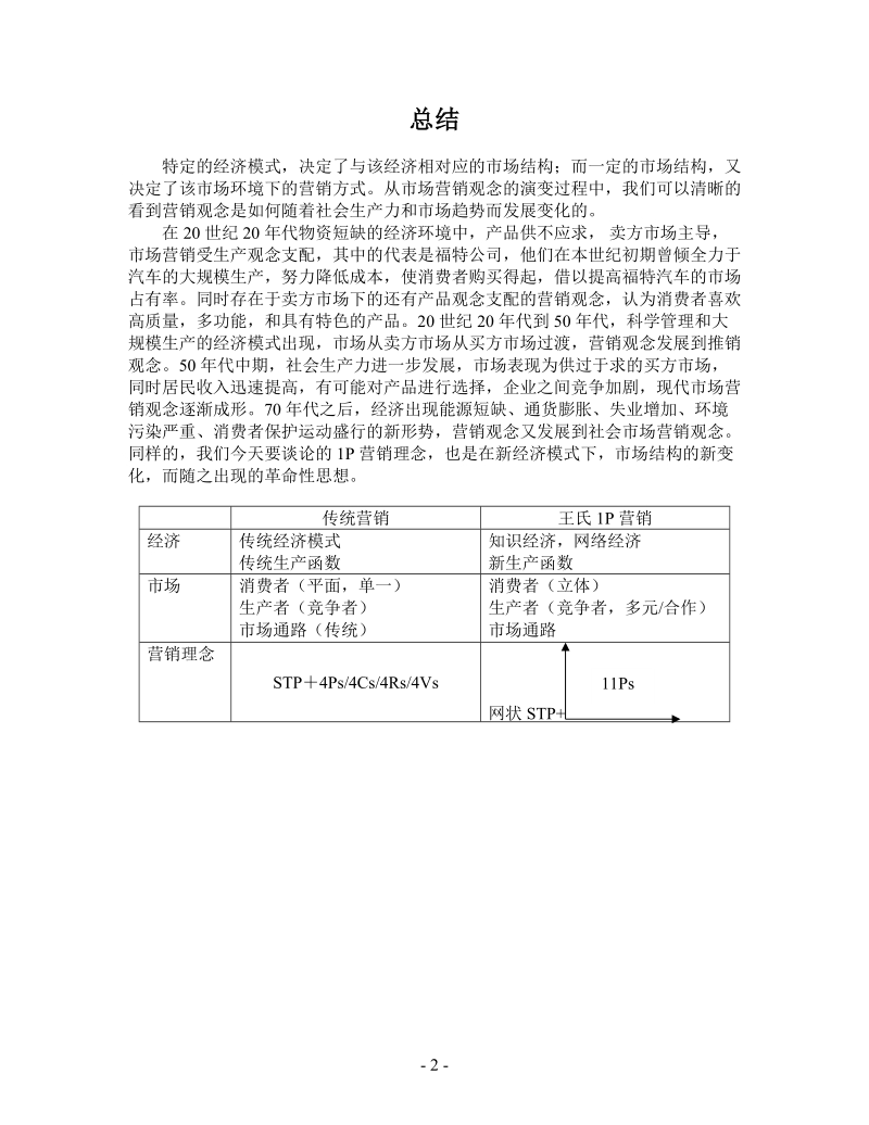 emba市场营销讲义  1p营销出现的基础及营销格局的变化(第二组)final.doc_第2页