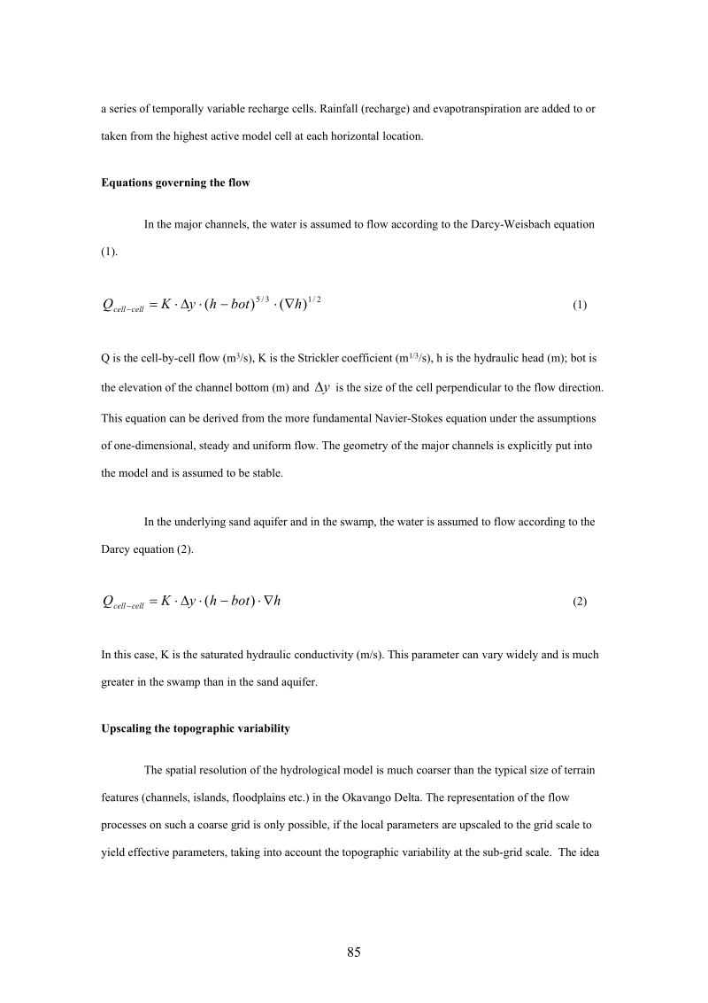 hydrological modelling and resource management in the okavango delta.doc_第3页