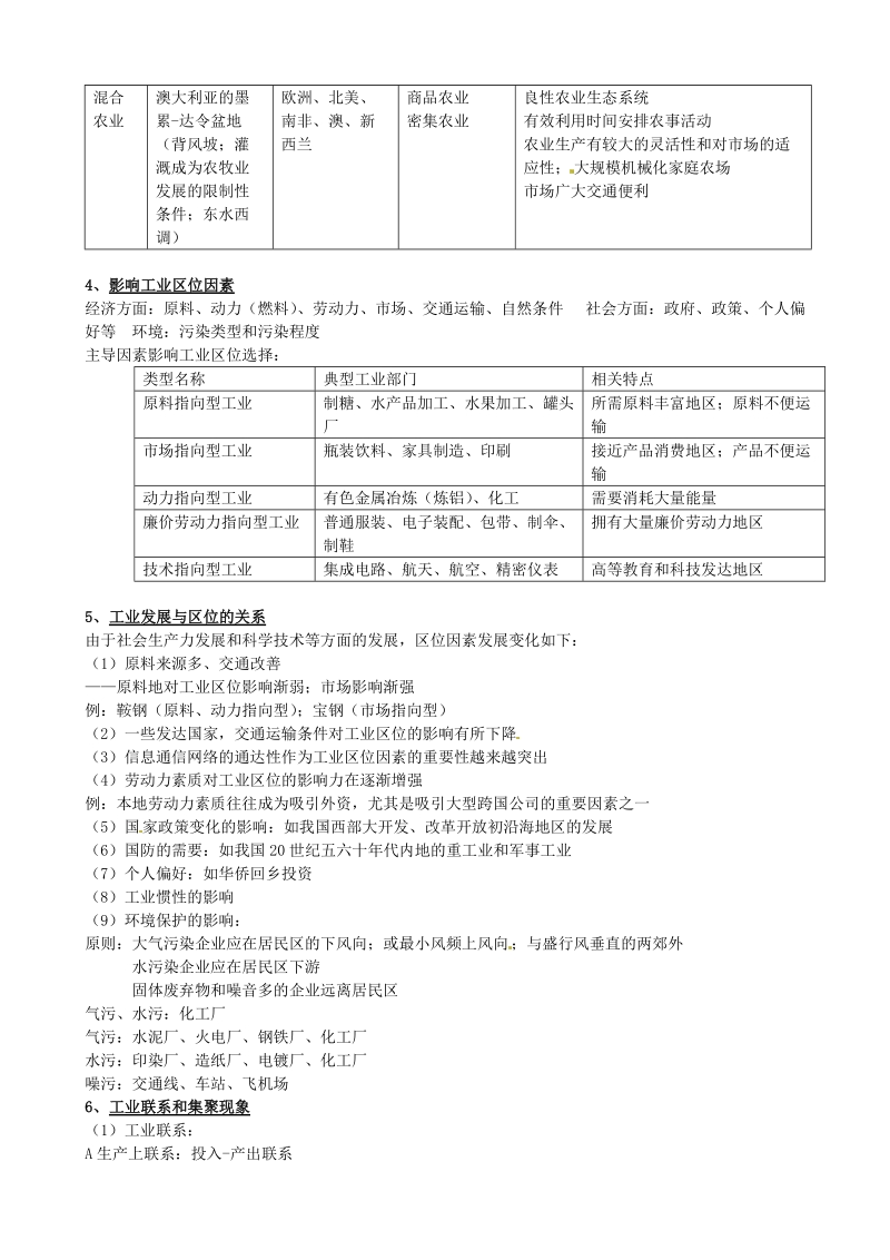 【必修一+必修二+必修三+必修四+选修五】：第五单元   人类的生产活动与地理环境1.doc_第2页