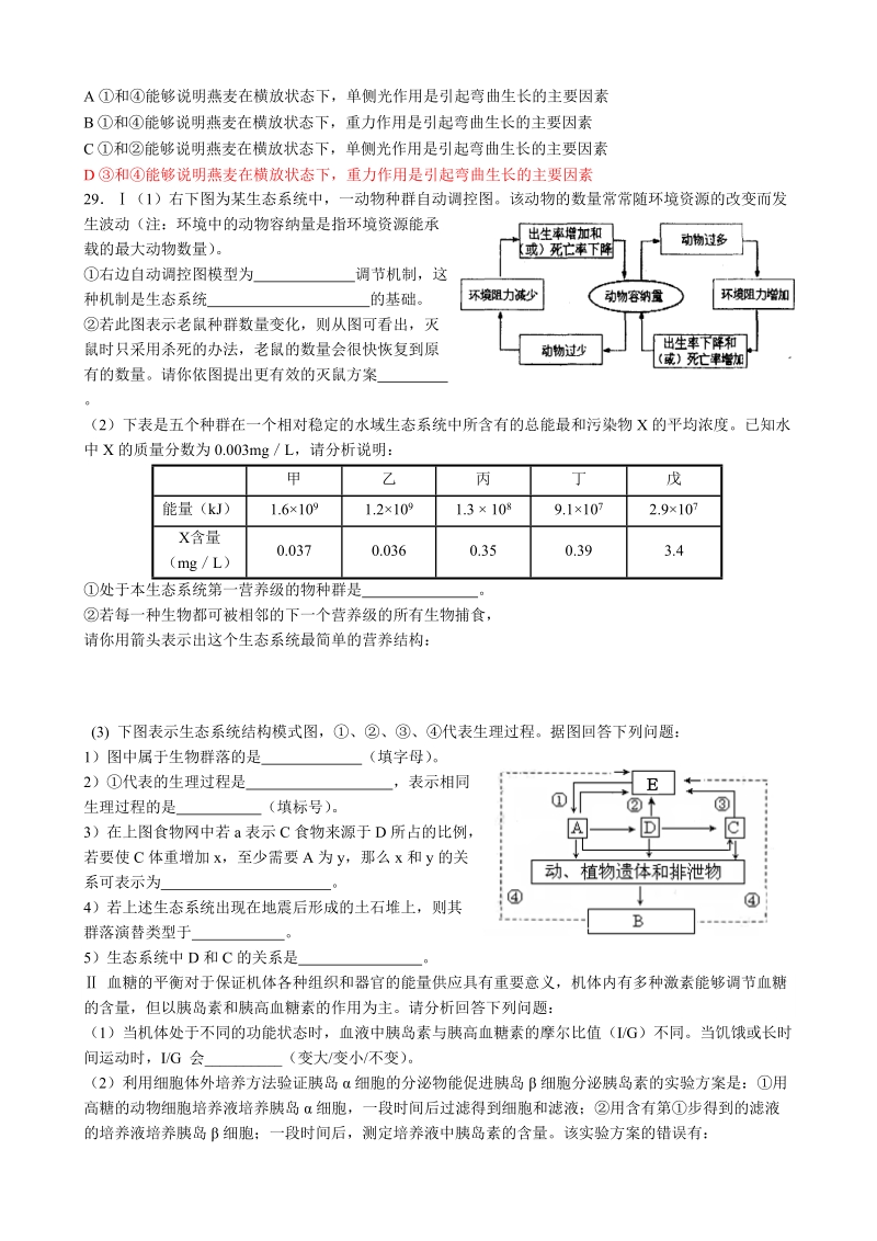 2010年浙江省柯桥中学高考模拟生物（七）.doc_第2页