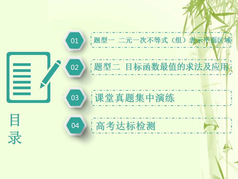 （全国通用版）2019版高考数学一轮复习 第九单元 不等式 高考研究课（二）简单的线性规划问题课件 文.ppt_第3页