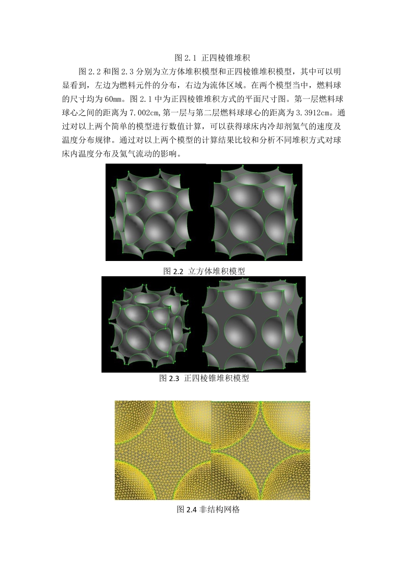 2013年高等流体力学课程论文-气冷堆燃料元件表面流场及温度场模拟.doc_第3页