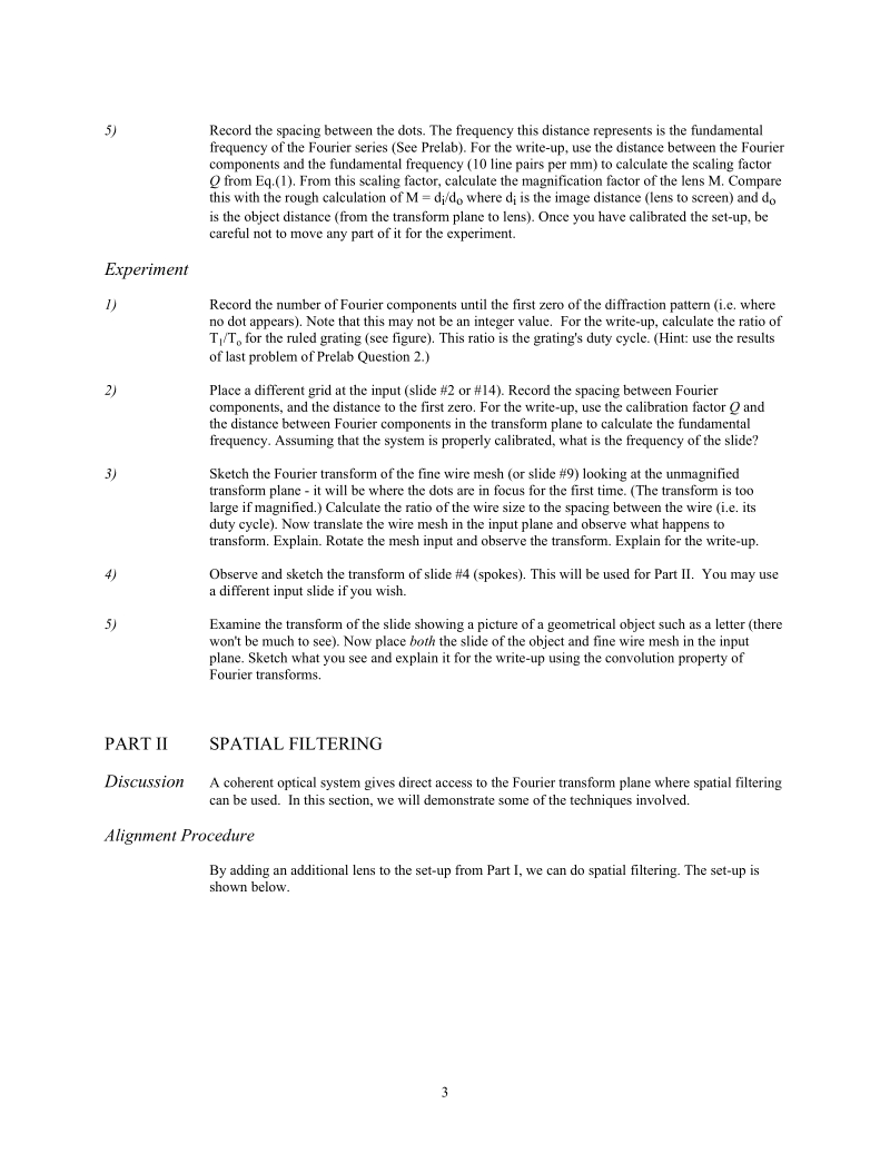 lab 1 - simple diffraction, fourier optics and acousto-optics.doc_第3页