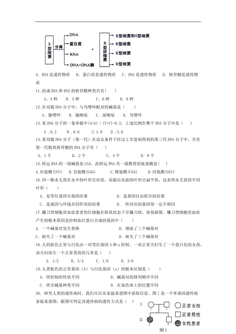 山东省淄博市淄川中学2017_2018学年高一生物下学期期中试题.doc_第2页