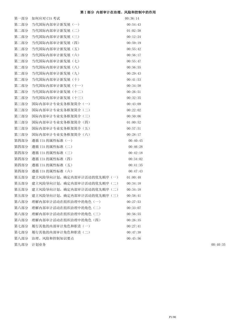 wiley cia讲义-第1部分 内部审计在治理、风险和控制中的作用.doc_第1页