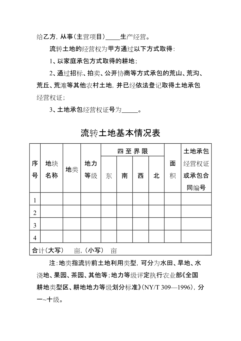 旌德农村土地经营权流转合同.doc_第2页