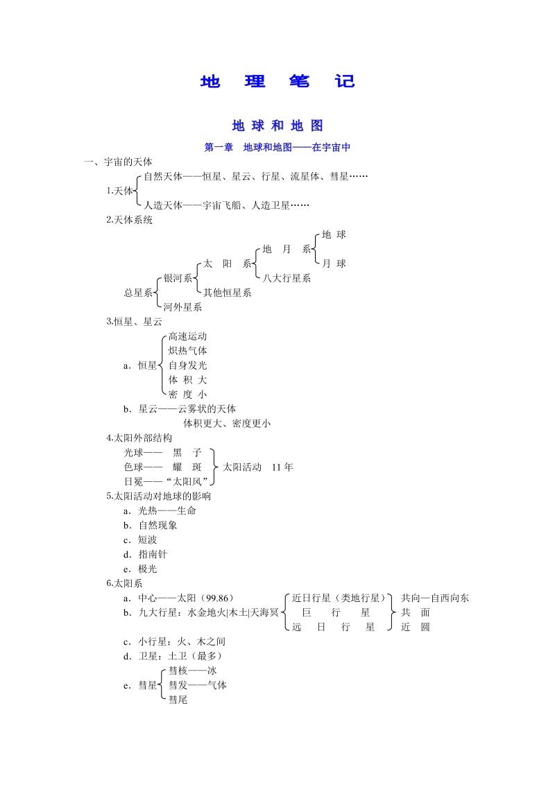 高三尖子生的地理笔记(值得参考!).doc_第1页