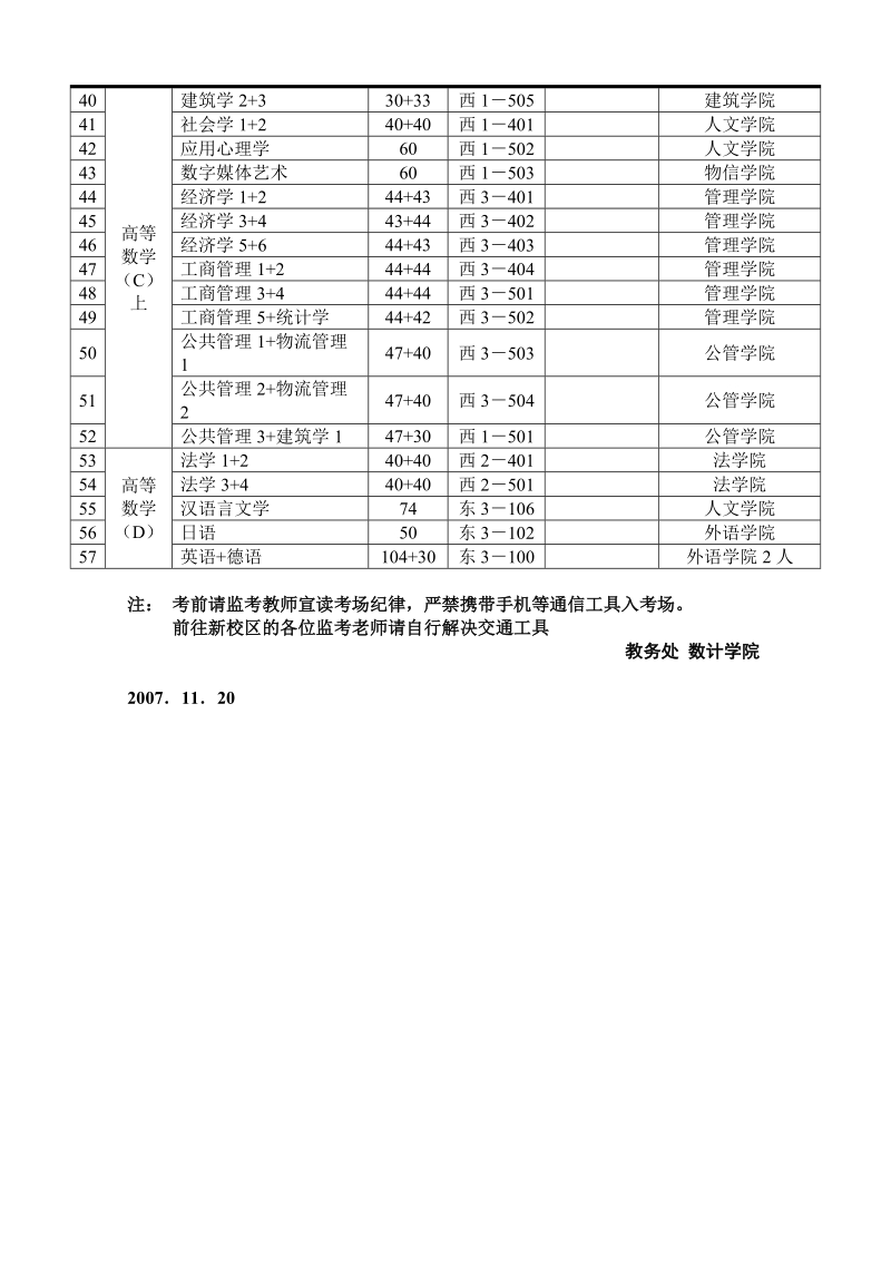 2003级大物期中考试安排表.doc_第2页