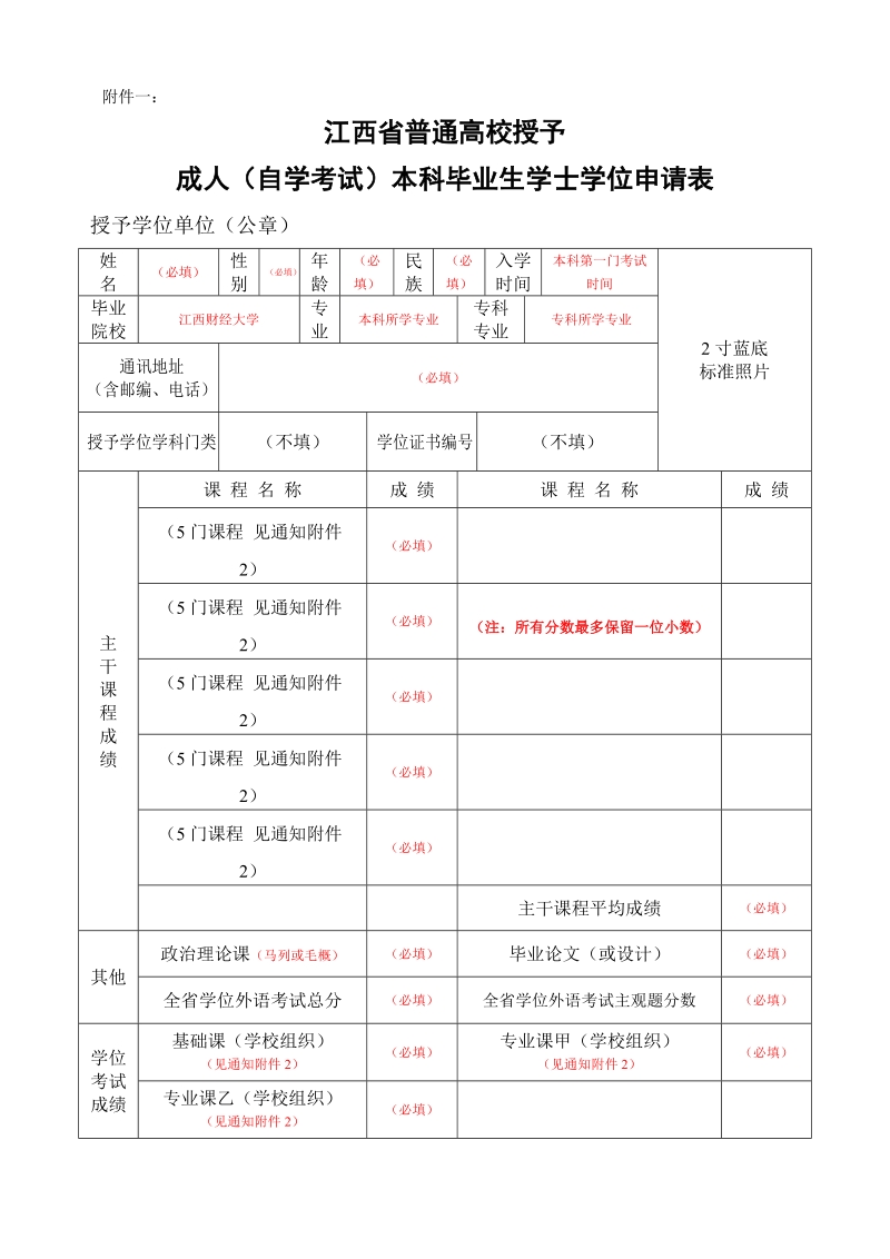 江西财经大学2017年上半年自学考试本科毕业生.doc_第3页