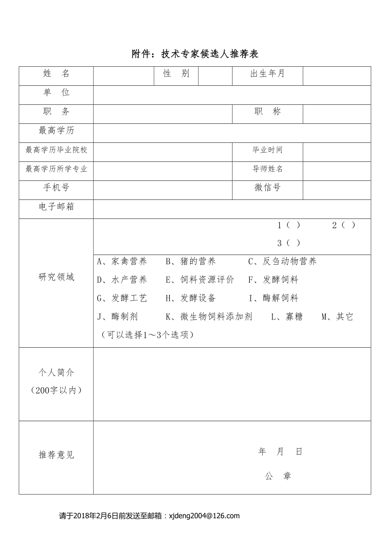 附件：技术专家候选人推荐表.doc_第1页