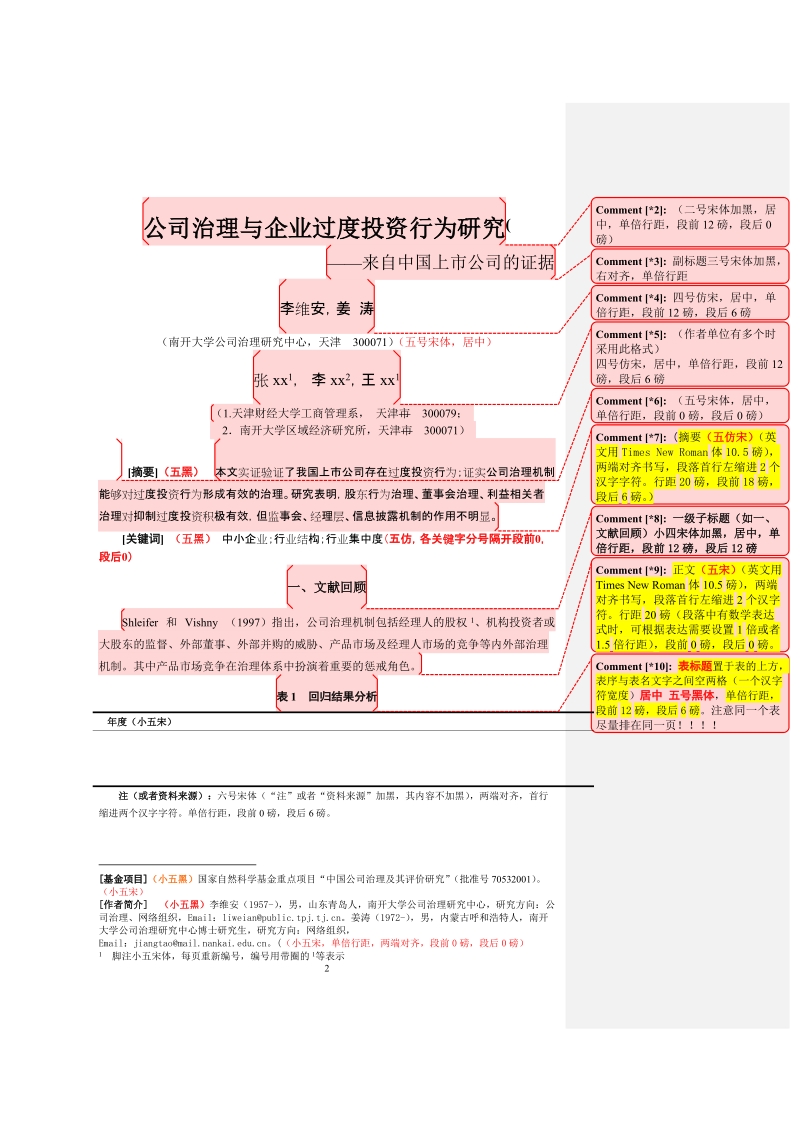 第六届公司治理国际研讨会稿件格式（中文版）.doc_第2页