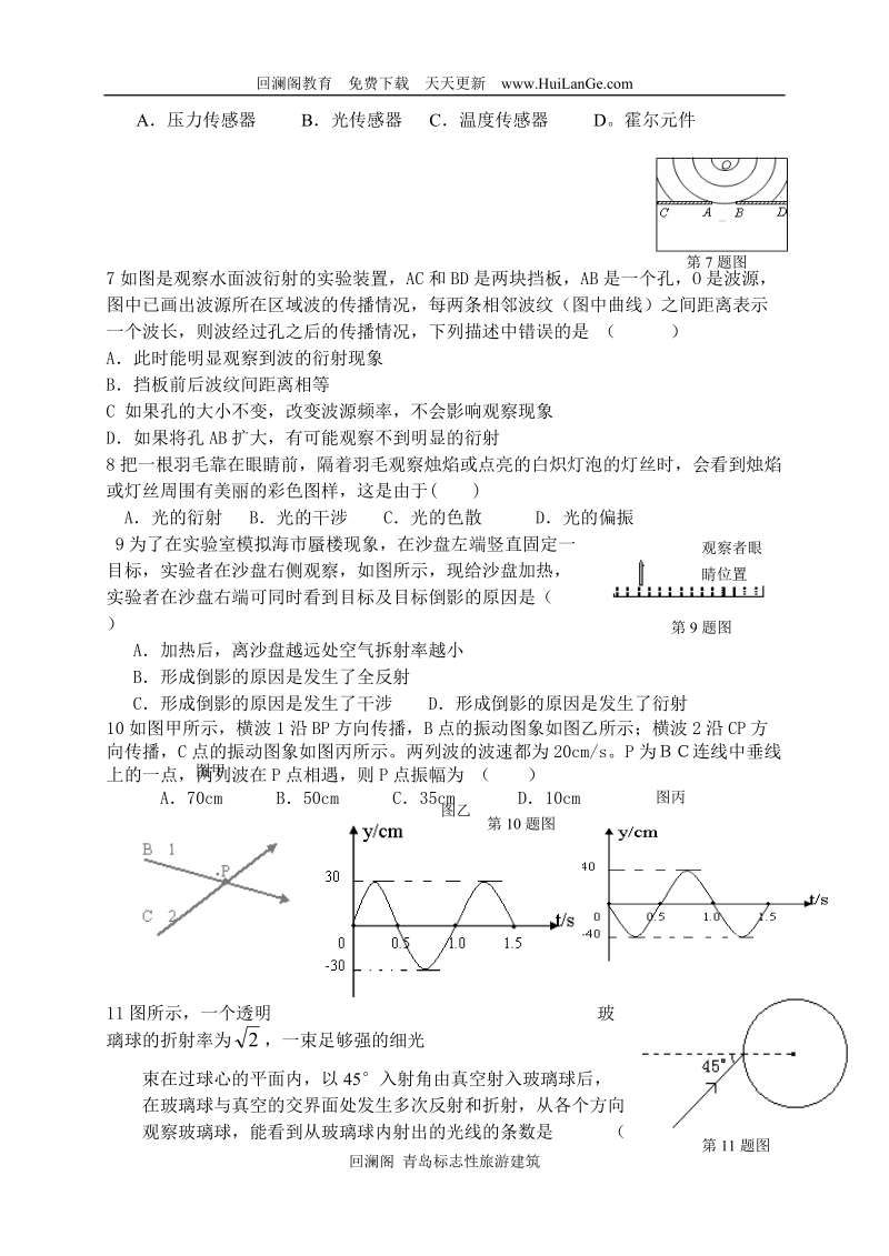 高二物理下学期期中考试物理试题附答案.doc_第2页