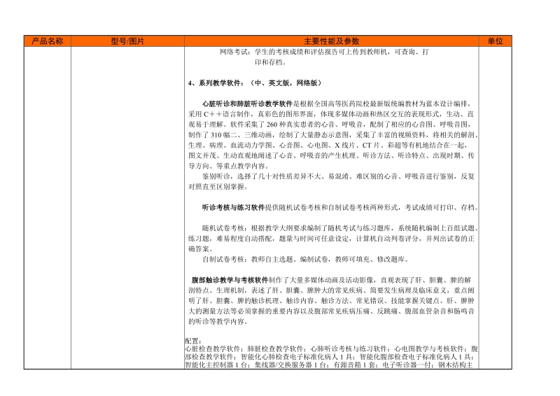 附件一：第一包 智能化心肺检查和腹部检查教学系统 产品名称 型号图片.doc_第3页