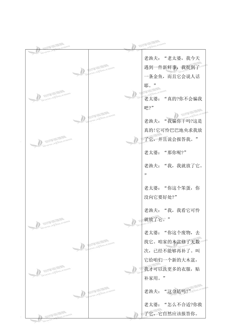 （人教新课标）五年级音乐下册教案 渔夫和金鱼的故事 8.doc_第3页