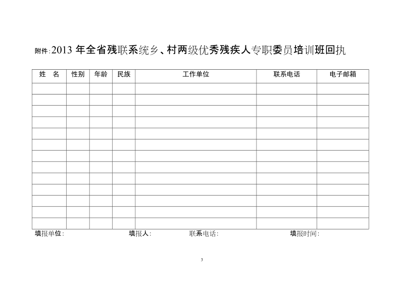 全省残联系统干部培训方案.doc_第3页