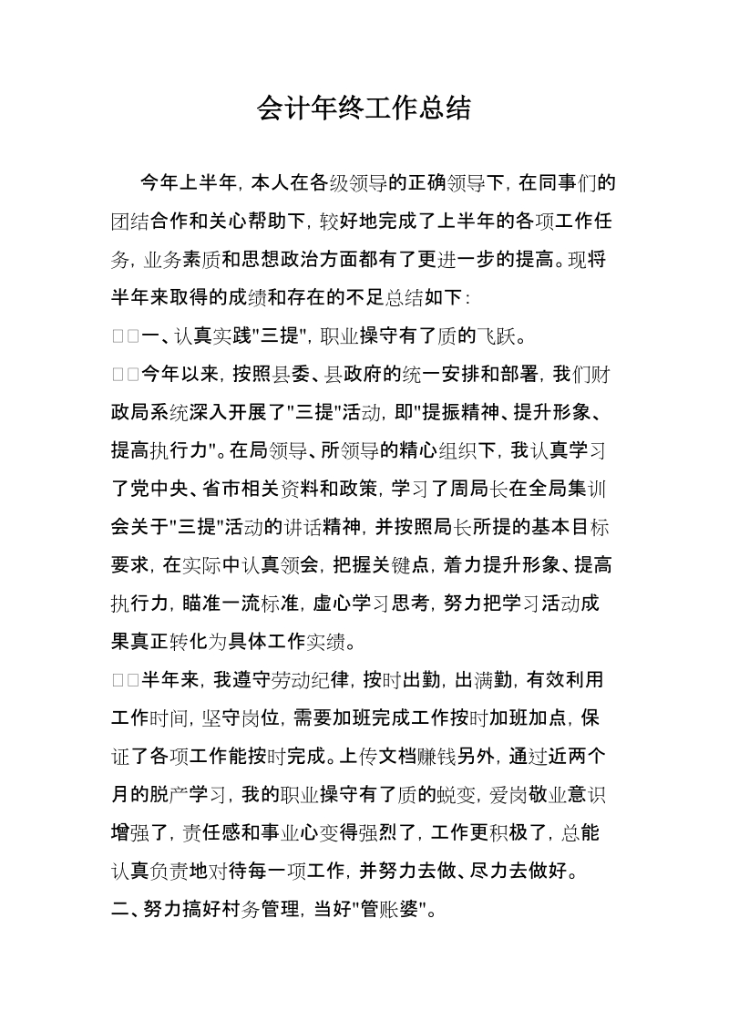 会计年终工作总结.docx_第1页