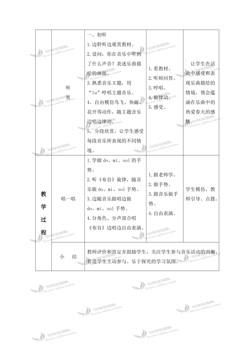 （湘教版）二年级音乐下册教案 春天来了（第一课时）.doc_第2页