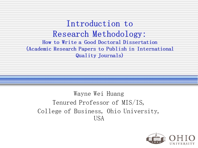 how to write a good doctoral dissertation.ppt_第2页