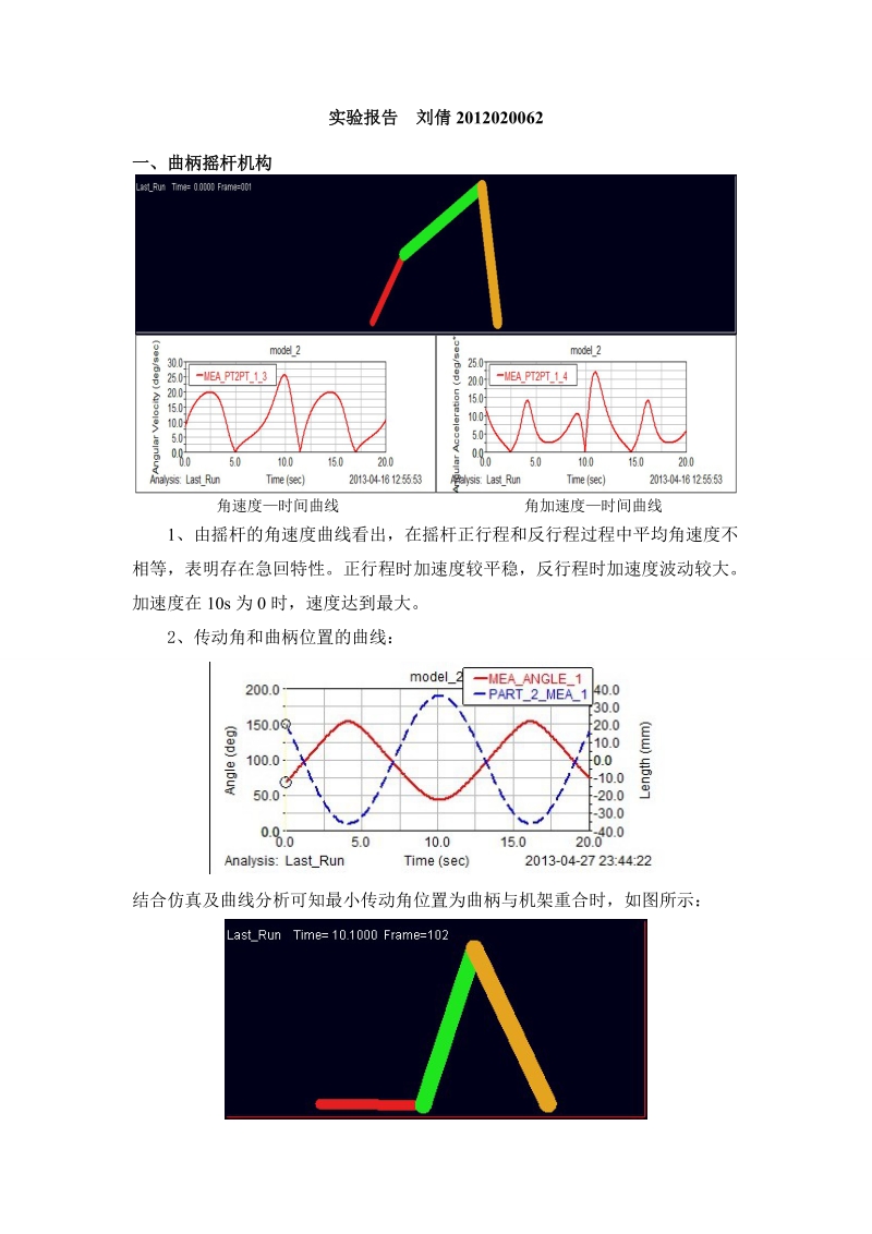 adams关于牛头刨床等实验报告.doc_第1页