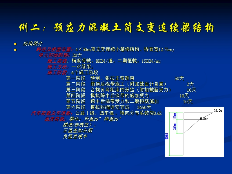 例二：预应力混凝土简支变连续梁.ppt_第2页