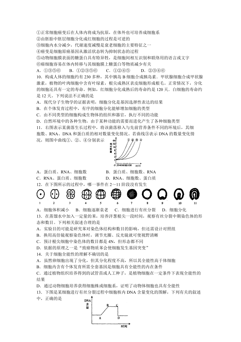 es2007届高考热点重点难点专题测试卷&#8226;生物.doc_第2页