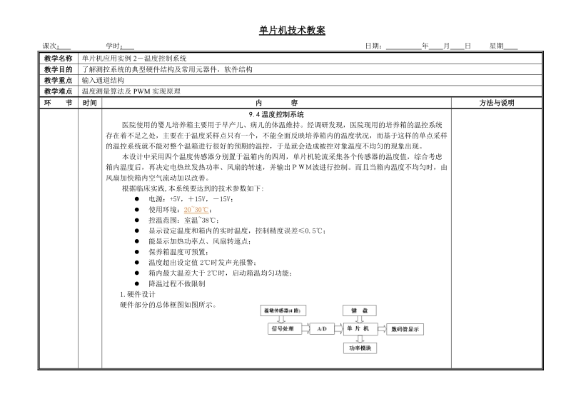 单片机应用实例2－温度控制系统.doc_第1页