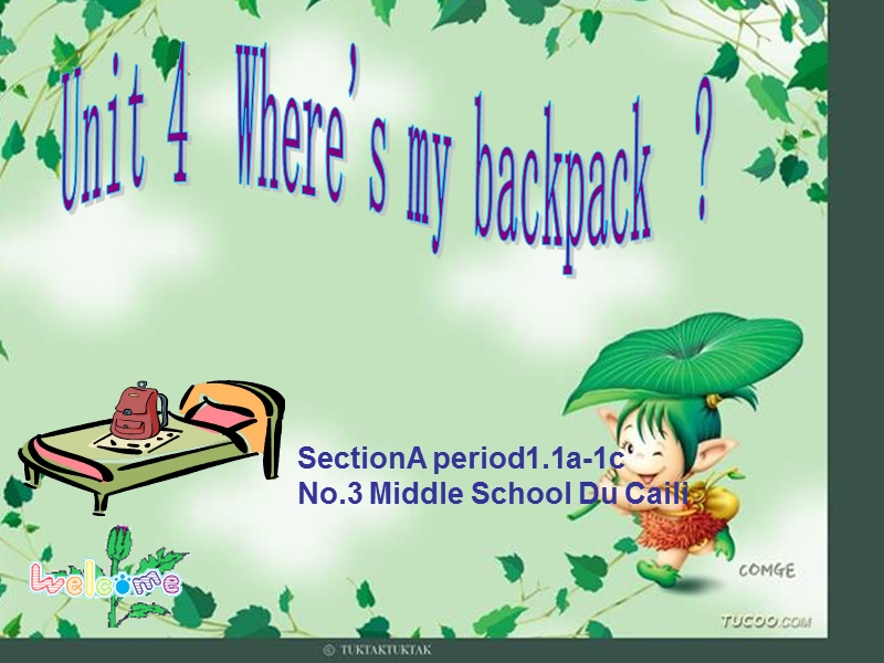 七年级英语where’s my backpack课件.ppt_第1页