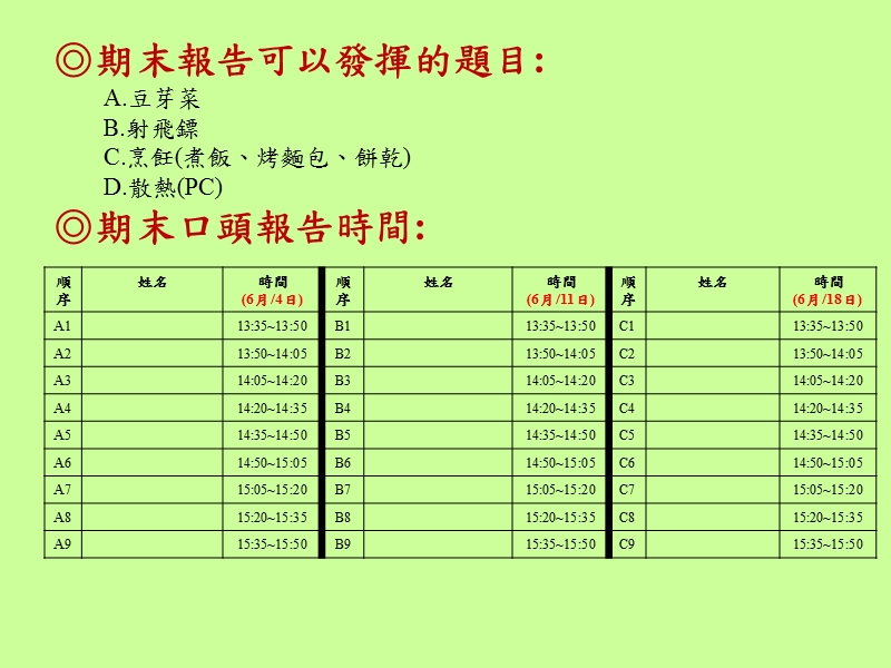 期末报告缴交要求及内容四技三田口式品质设计.ppt_第3页