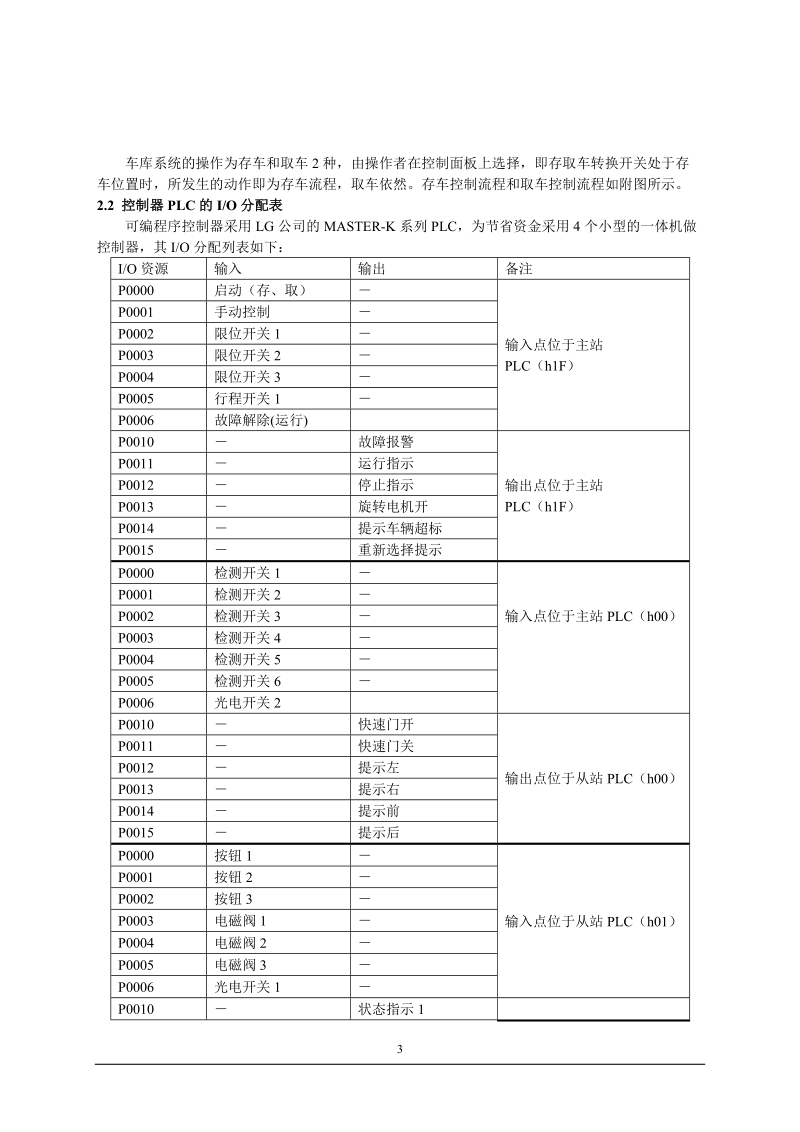 论文-水平循环式立体停车库控制系统的研究.doc_第3页