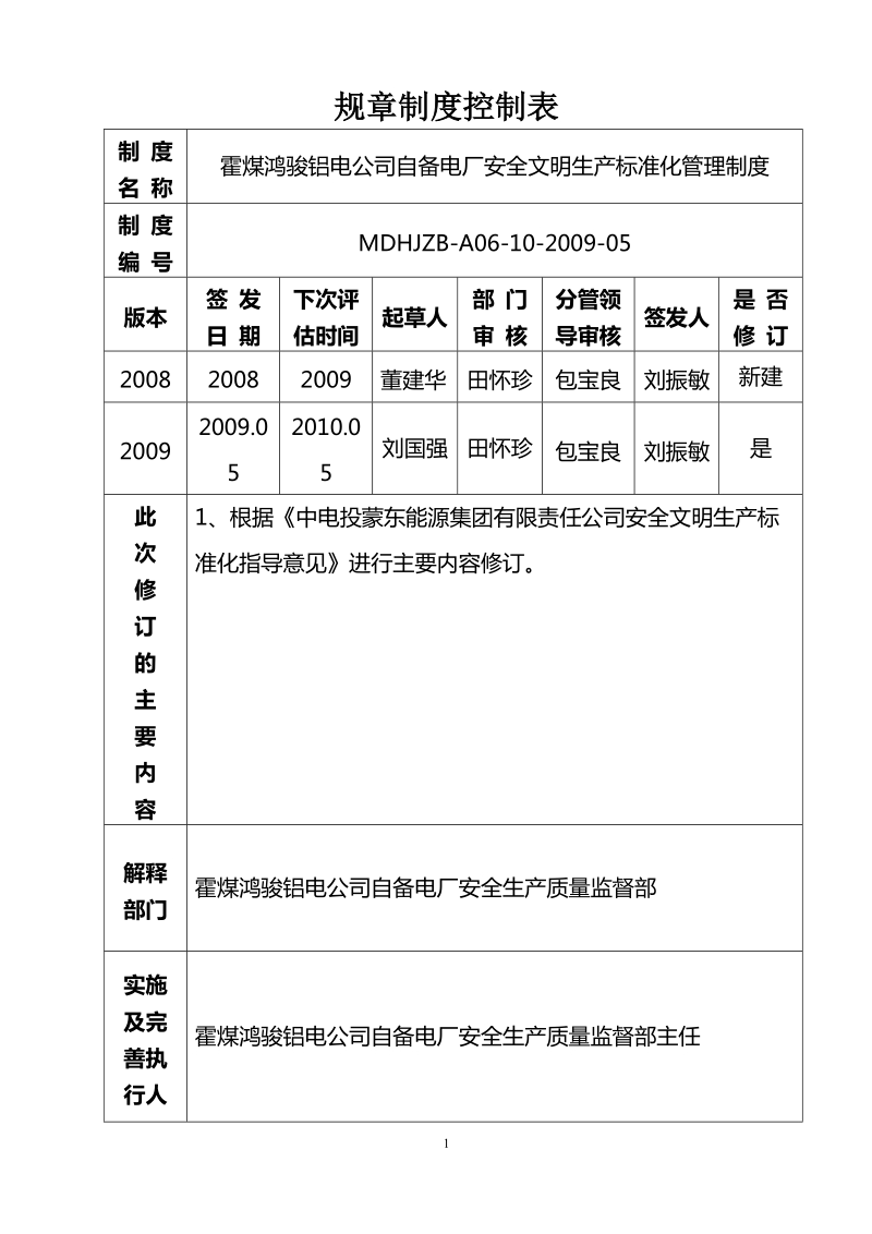 10霍煤鸿骏铝电公司自备电厂安全文明生产标准化管理制度.doc_第2页