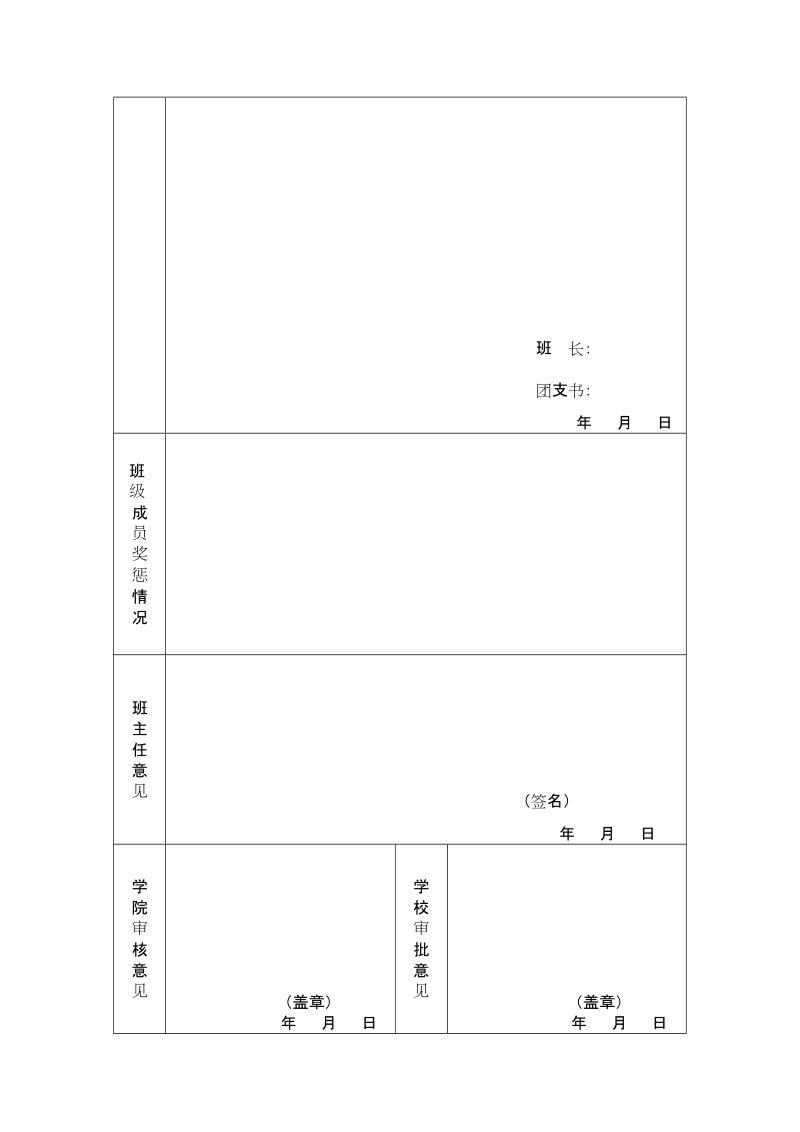 南昌航空大学 “三好”学生登记表.doc_第3页