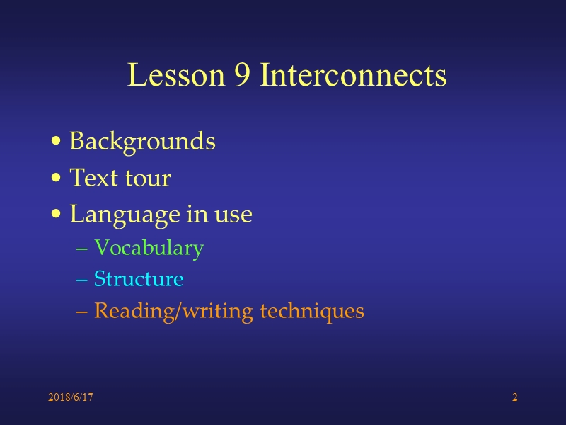 电子专业英语lesson 9 interconnects.ppt_第2页