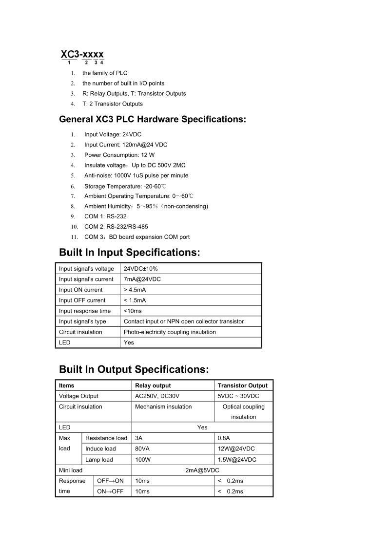 a03 series plc a plc has built in io and is expandable.doc_第2页