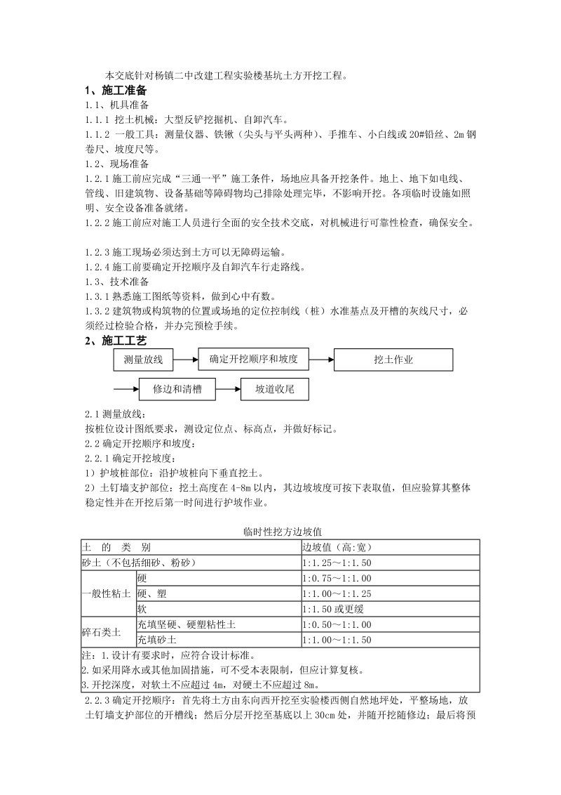 5实验楼机械土方开挖交底内容.doc_第1页