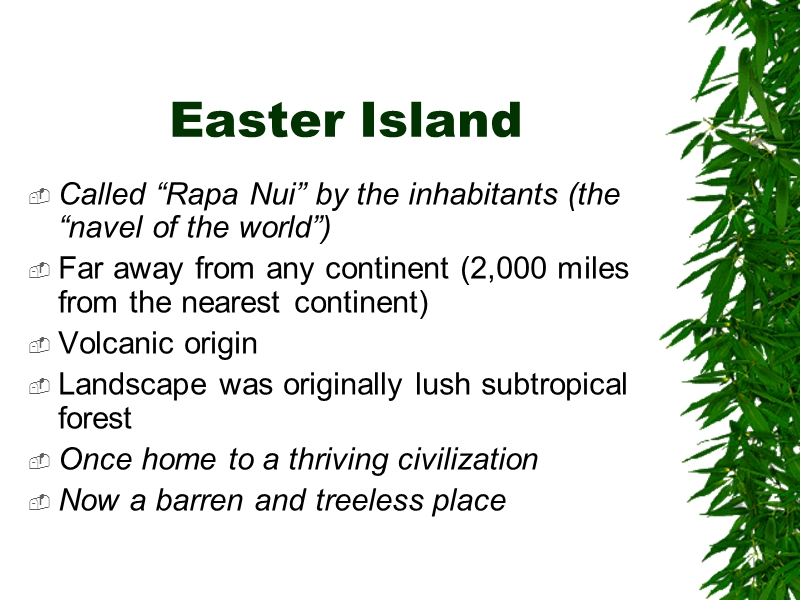 两座岛屿人类人口过剩的影响(two islands human overpopulation impacts).ppt_第2页