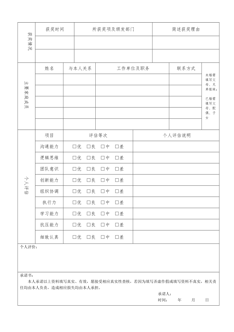 《应聘登记表》doc.doc_第2页